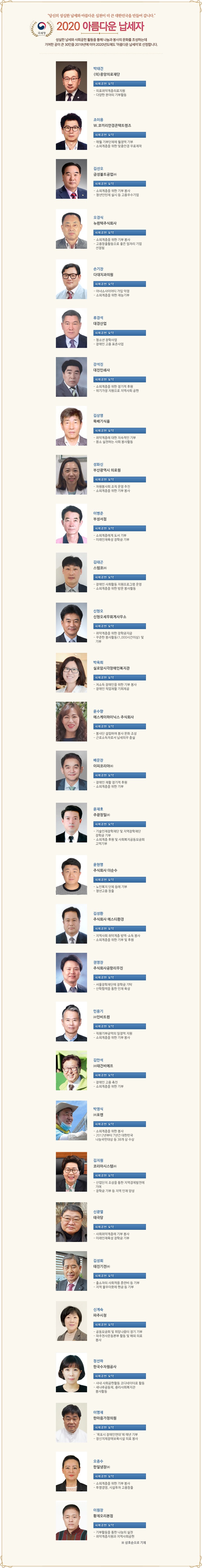 2020 아름다운 납세자